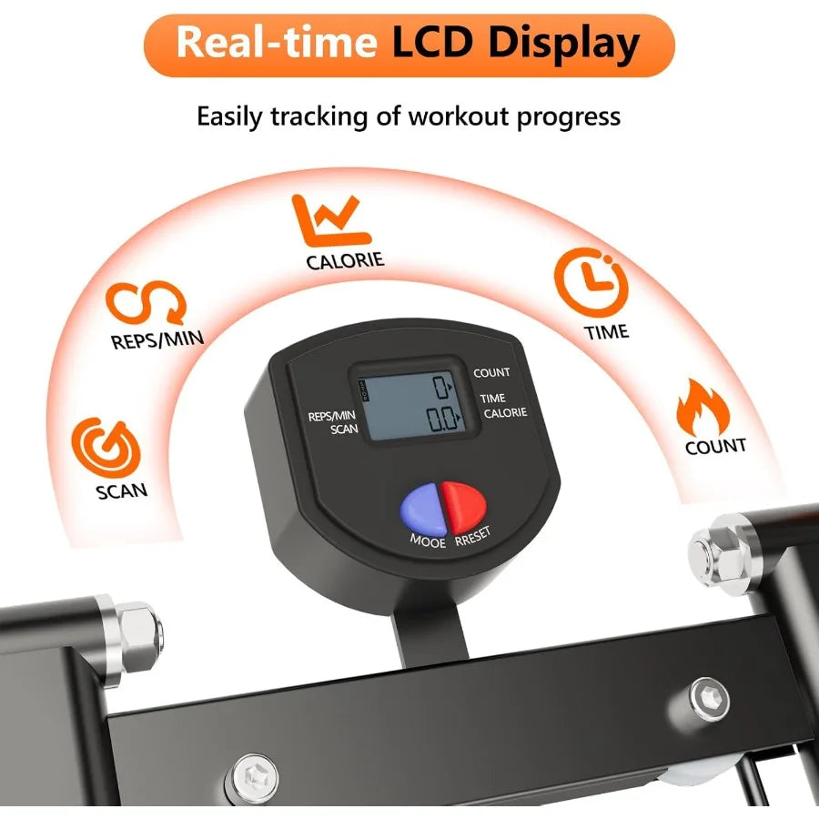 Stair Stepper for Home Upgraded Vertical Climber Machine for Full-Body Workout Compact Folding Cardio Exercise Climber Resistan