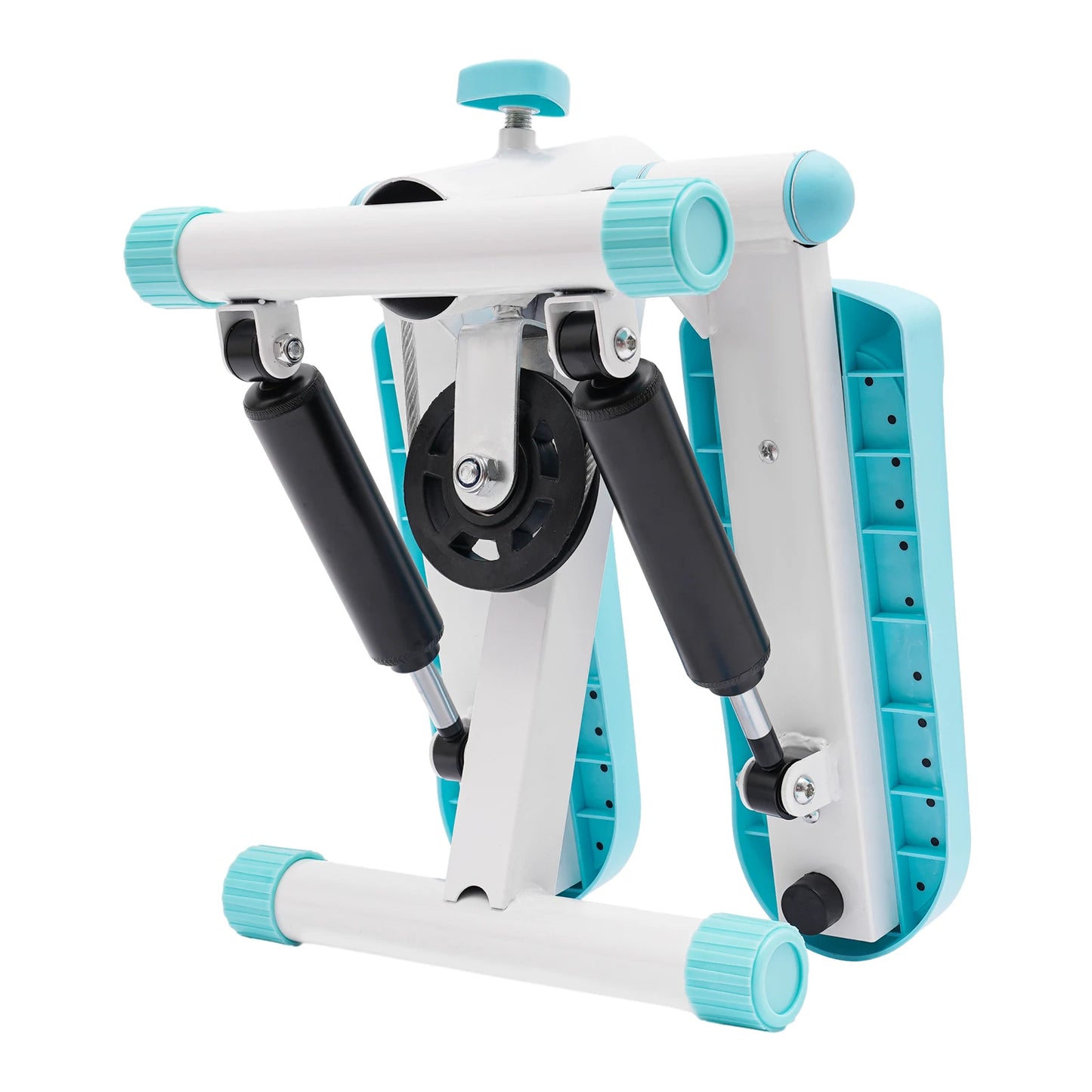 Turn spare minutes into powerful cardio with a compact stepping trainer you can use anywhere.