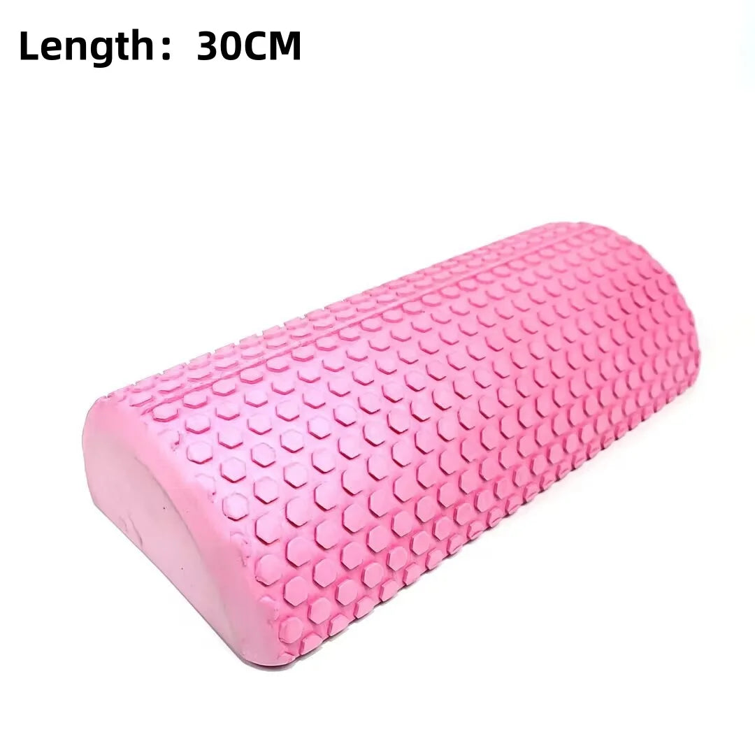 30 and 33 Centimeters Fitness Foam Roller for Muscle Massage Pilates Recovery