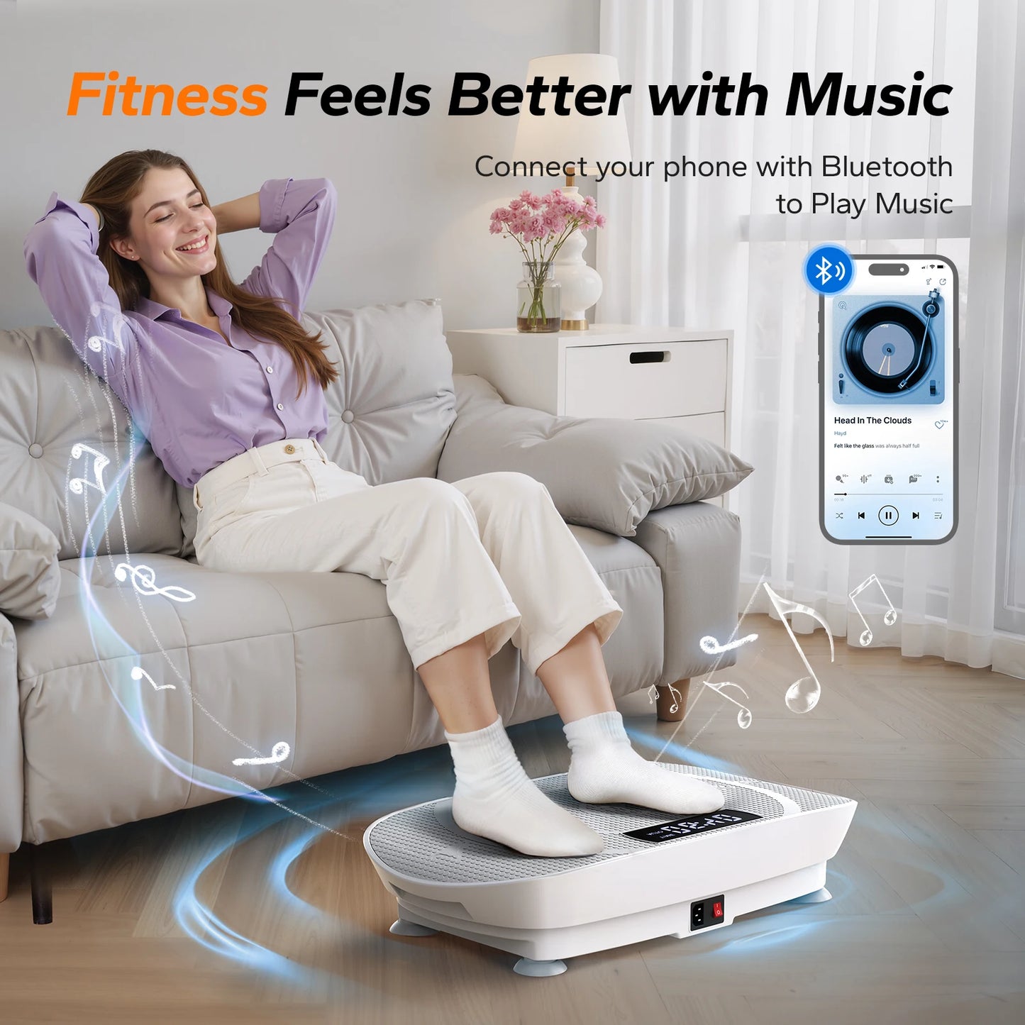 Discover a powerful full-body workout with the CV30 vibration plate that fits into your schedule, enhances muscular engagement, supports mobility, and helps you reach your wellness goals at home.