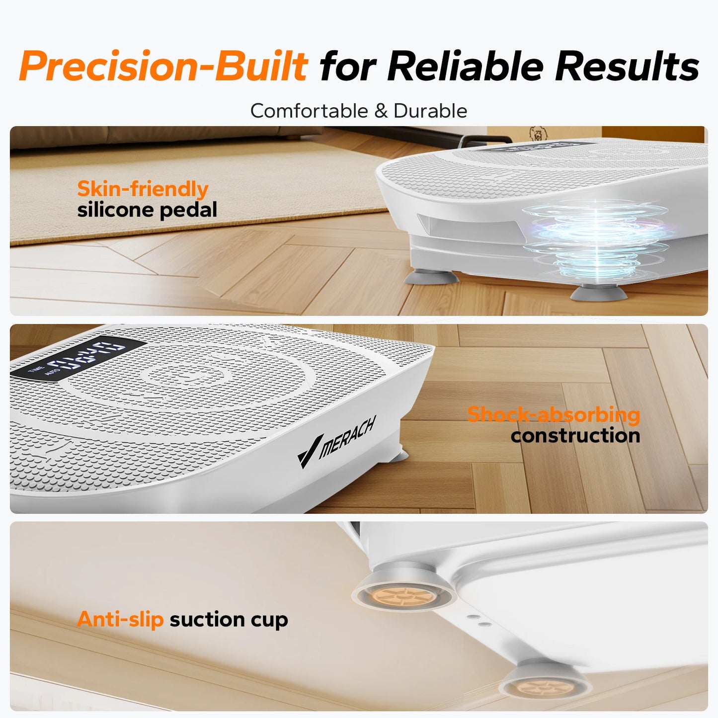 Elevate your wellness routine with the CV30 vibration plate for a fast, whole body workout in minutes.