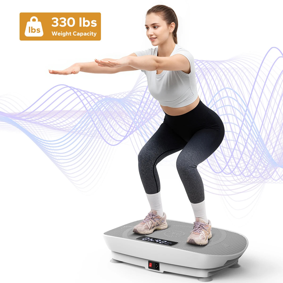 Elevate your wellness routine with the CV30 vibration plate for a fast, whole body workout in minutes.