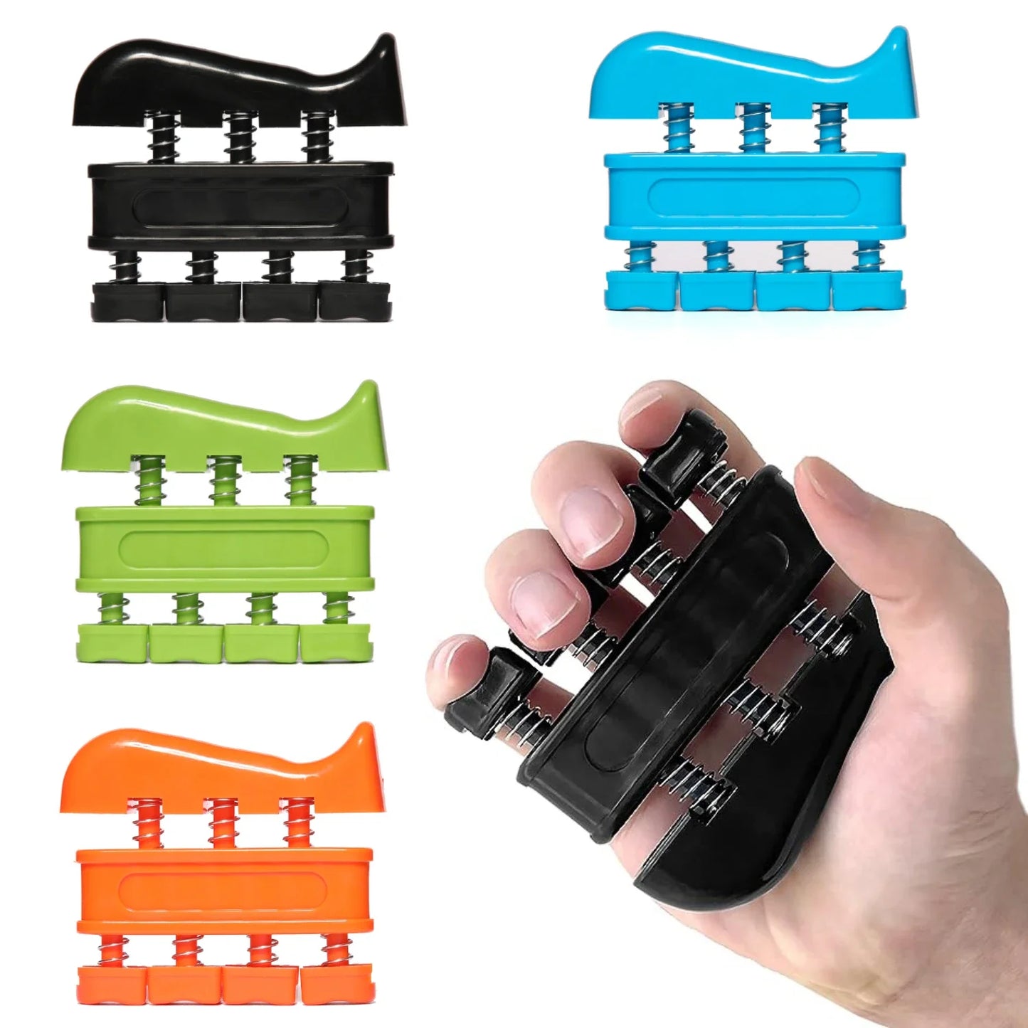 WOSWEIR-Elderly Exercise Finger Strengthening Grip Strength Rehabilitation Training Multi-Function Indoor Office Tool