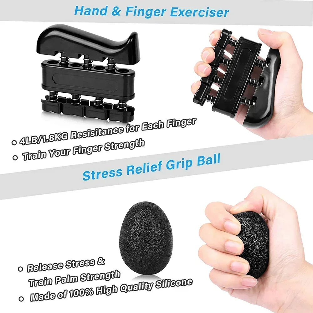 10-100Kg Strengthen Hand Grip Set Wrist Expander Finger Exerciser Forearm Muscle Recovery Fitness Gym Training Hand Gripper Gift