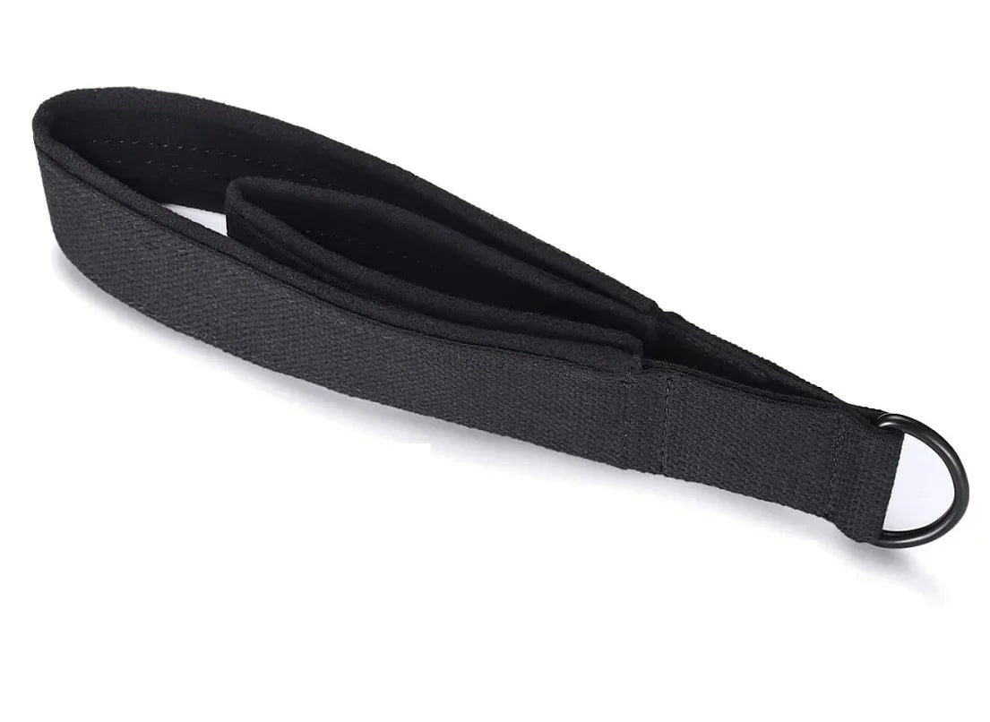 1PC Double Ring Elastic Yoga Pilates Bed Exercise Accessory Ankle Buckle Pilates Stretch Strap Resistance Band Elastic Cord