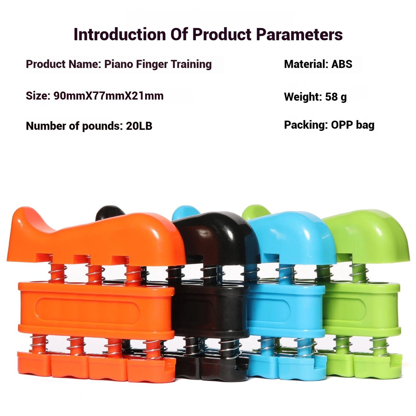 WOSWEIR-Elderly Exercise Finger Strengthening Grip Strength Rehabilitation Training Multi-Function Indoor Office Tool