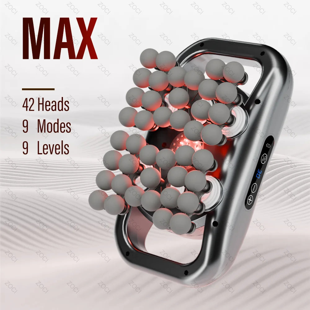 ZOCIC 42 Head Massage Gun Portable Deep Tissue Massager With 9 Modes