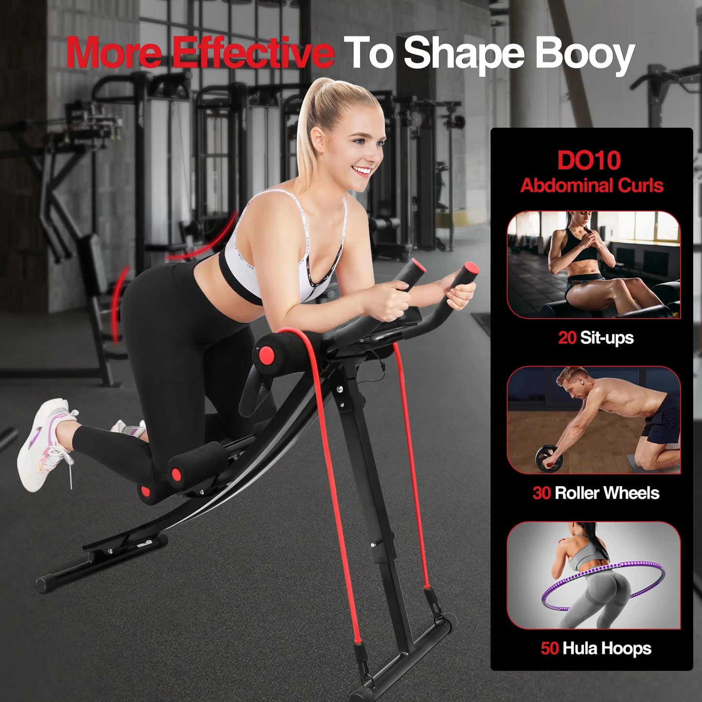 Revitalize your core with a foldable ab trainer that blends compact storage with a targeted, effective workout.