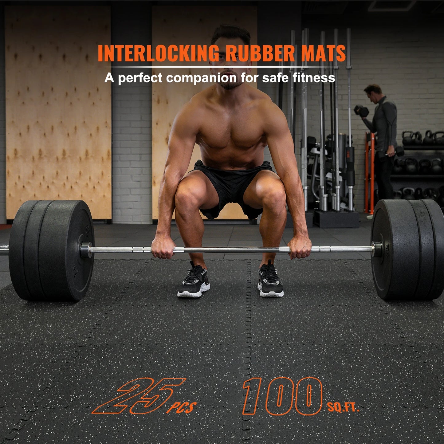Turn your space into a safe, convenient workout zone with these interlocking gym floor mats.
