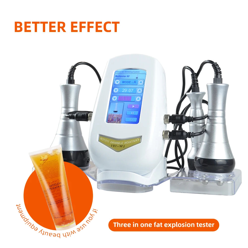 Three In One 40K Cavitation Massager RF Lifting Body Slimming Device