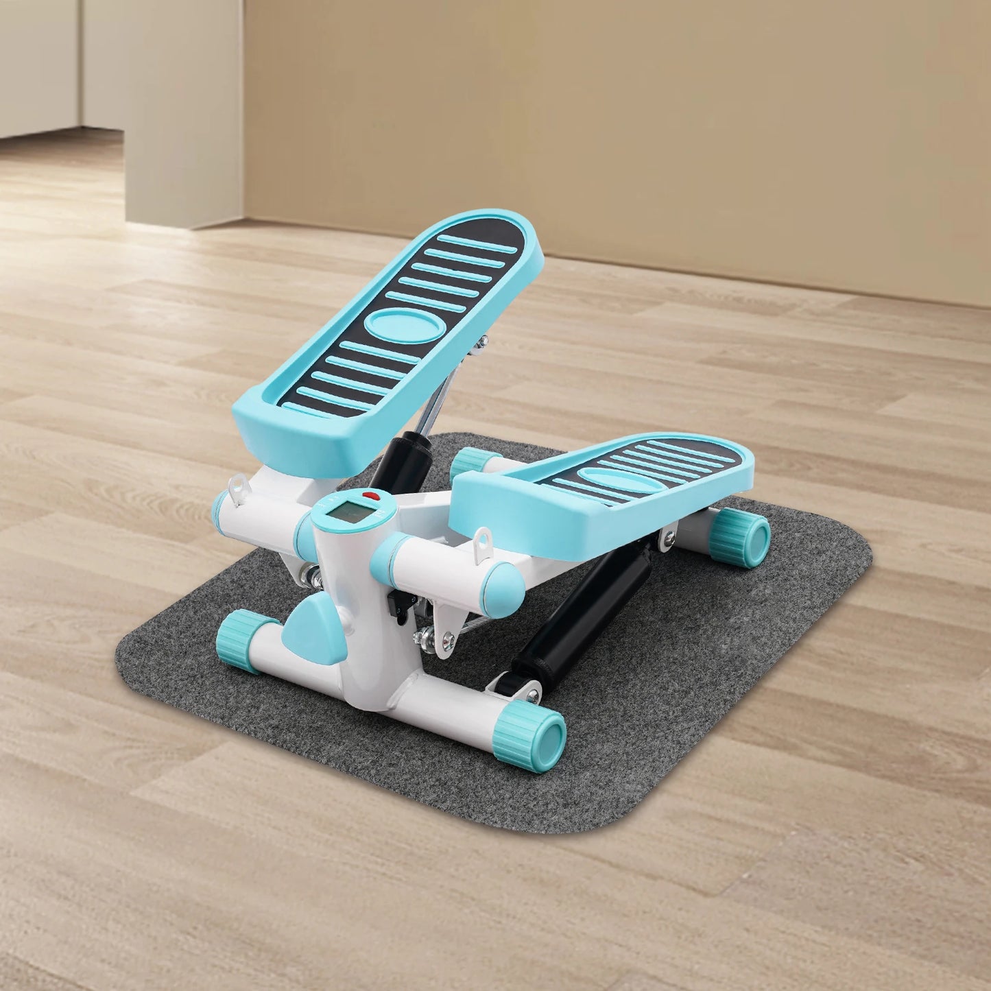 Turn spare minutes into powerful cardio with a compact stepping trainer you can use anywhere.