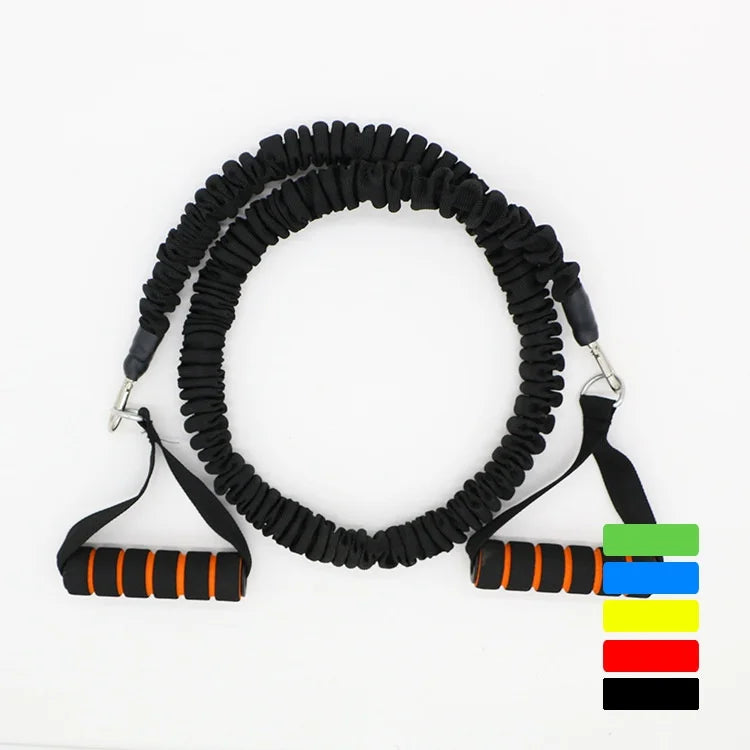 Latex Resistance Bands Set Heavy Duty Strength Training For Men Women Home Gym Non-Slip Handles Durable Fitness Kit