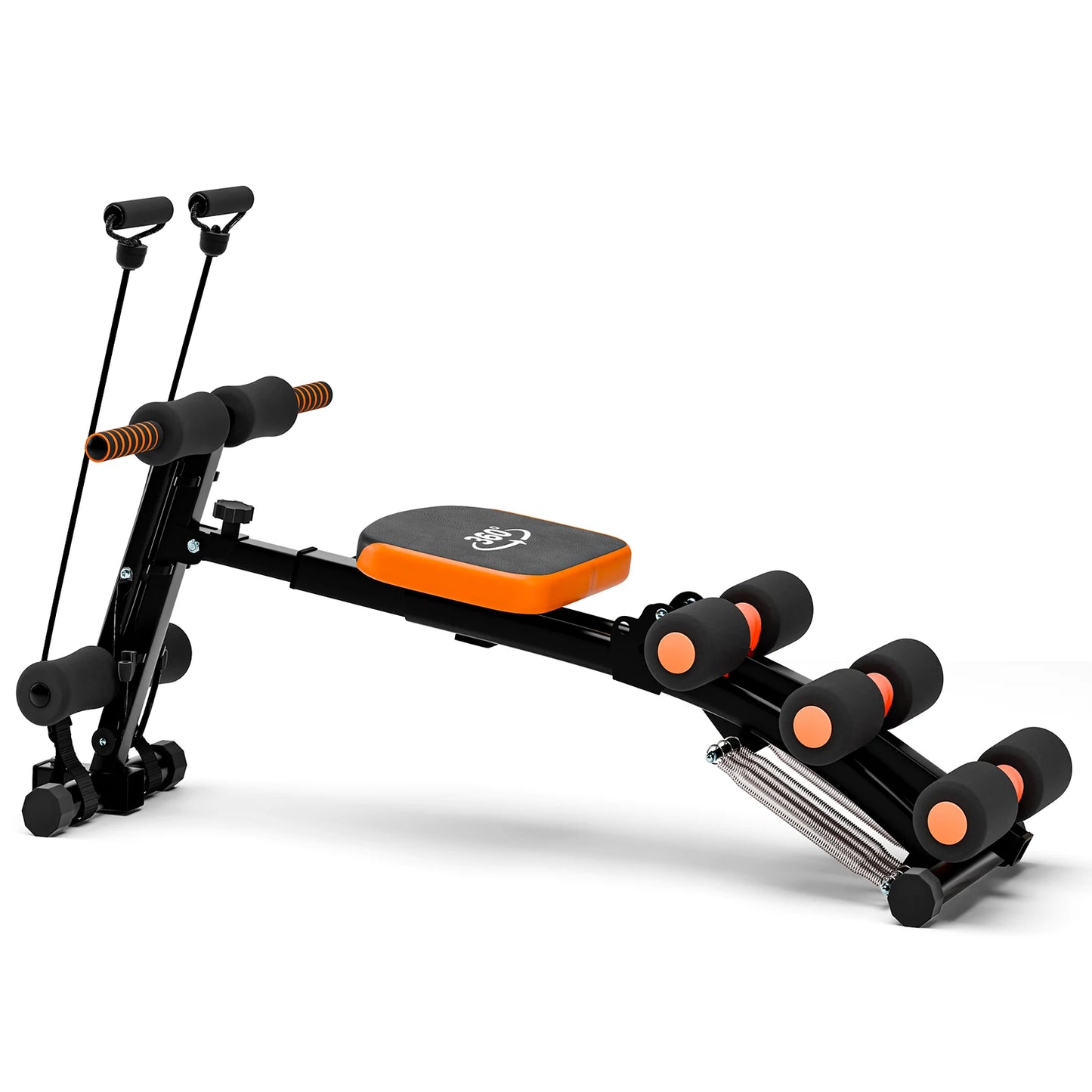Turn your living room into a total body workout with a versatile six in one abdominal machine that covers your core and more.