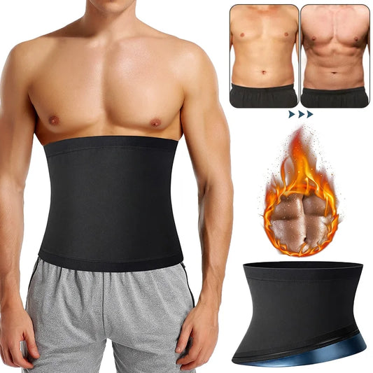 Turn up your training and sculpt your midsection with this men’s abdomen reducer sauna belt.