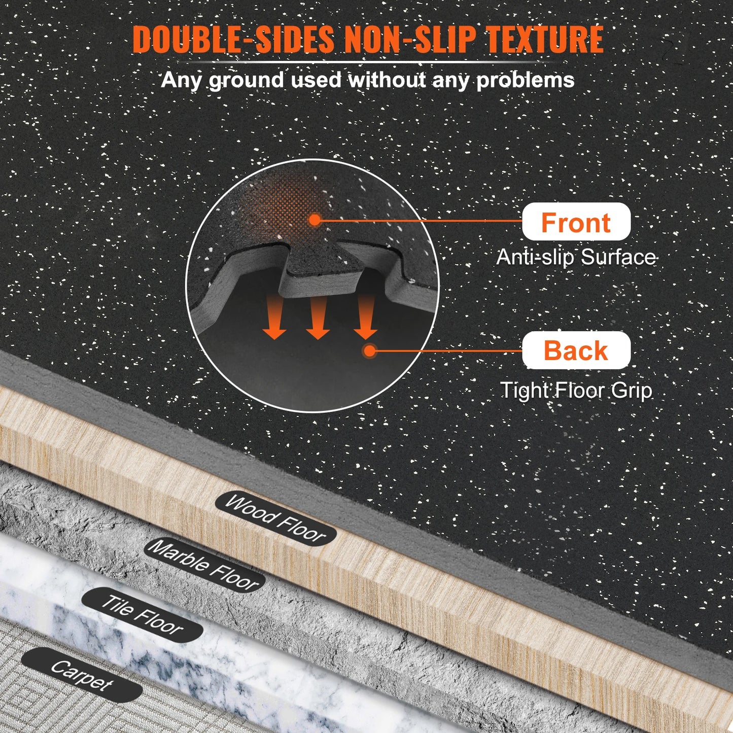 Turn your space into a safe, convenient workout zone with these interlocking gym floor mats.
