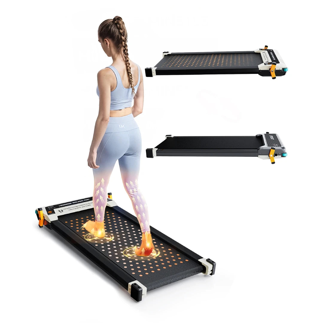 AKLUER Walking Pad Treadmill for Home 2.5HP Walking Pad LCD Digital Data Display 2 in 1 Dual - Sided Walking Running Treadmills