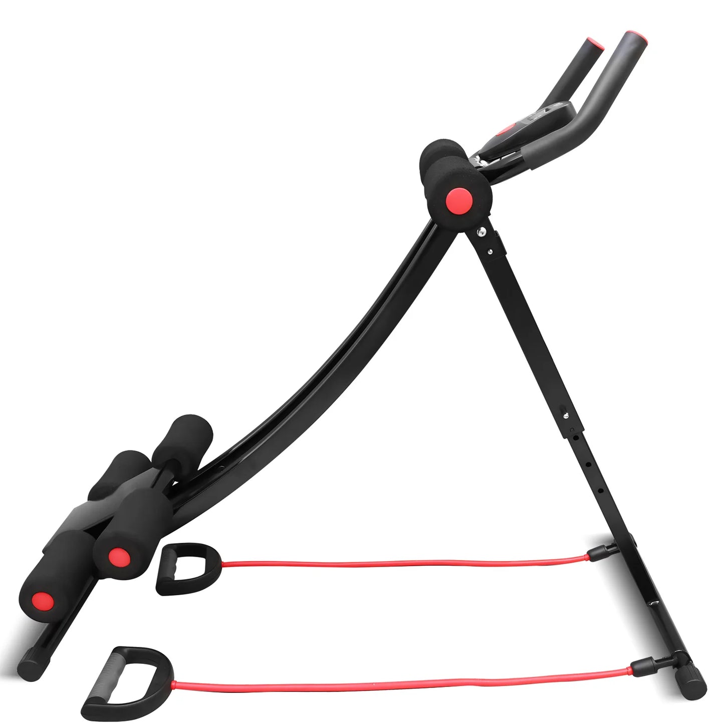 Revitalize your core with a foldable ab trainer that blends compact storage with a targeted, effective workout.