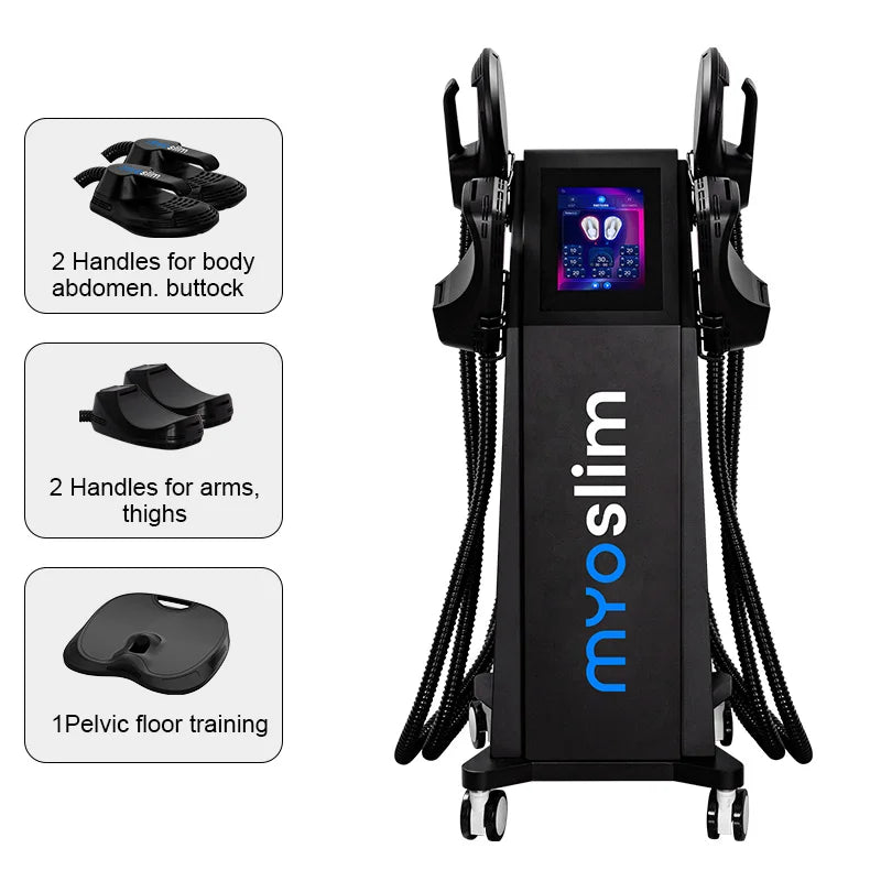 Professional EMS+EMT/RF Body Sculpting Slimming Muscle Stimulation Fat Removal HI-EMT PRO Burning Carving Weight Loss Machine