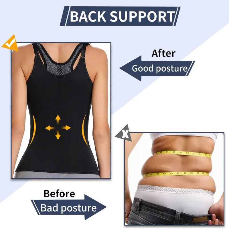 Shape your silhouette with a discreet waist trainer vest that fits your daily routine, supports your workouts, and helps you feel more confident as you move through your day.