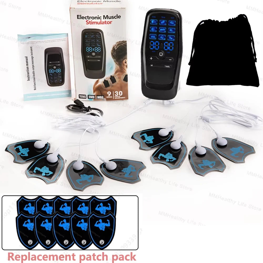 Electric Muscle Therapy Stimulator Tens Muscle Stimulator Electric EMS Acupuncture Body Massage Digital Therapy Slimming Machine