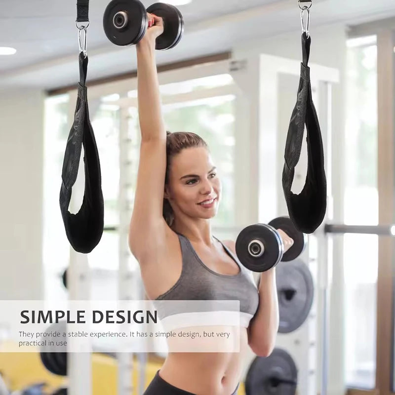 Fitness AB Sling Straps Suspension Heavy Duty For Pull Up Bar And Leg Raises