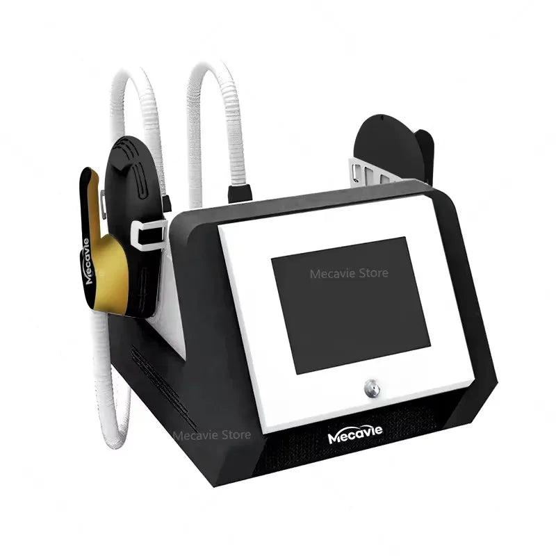 Achieve a fitter silhouette at home with MECAVIE 2025 ABS Fitness And Wellness EMS RF Professional Body Shaper.