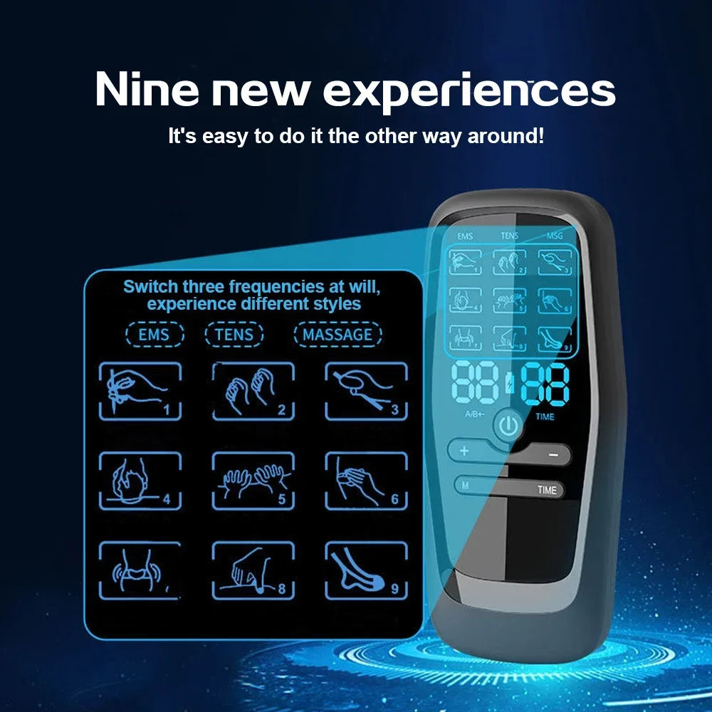 Electric Muscle Therapy Stimulator Tens Muscle Stimulator Electric EMS Acupuncture Body Massage Digital Therapy Slimming Machine