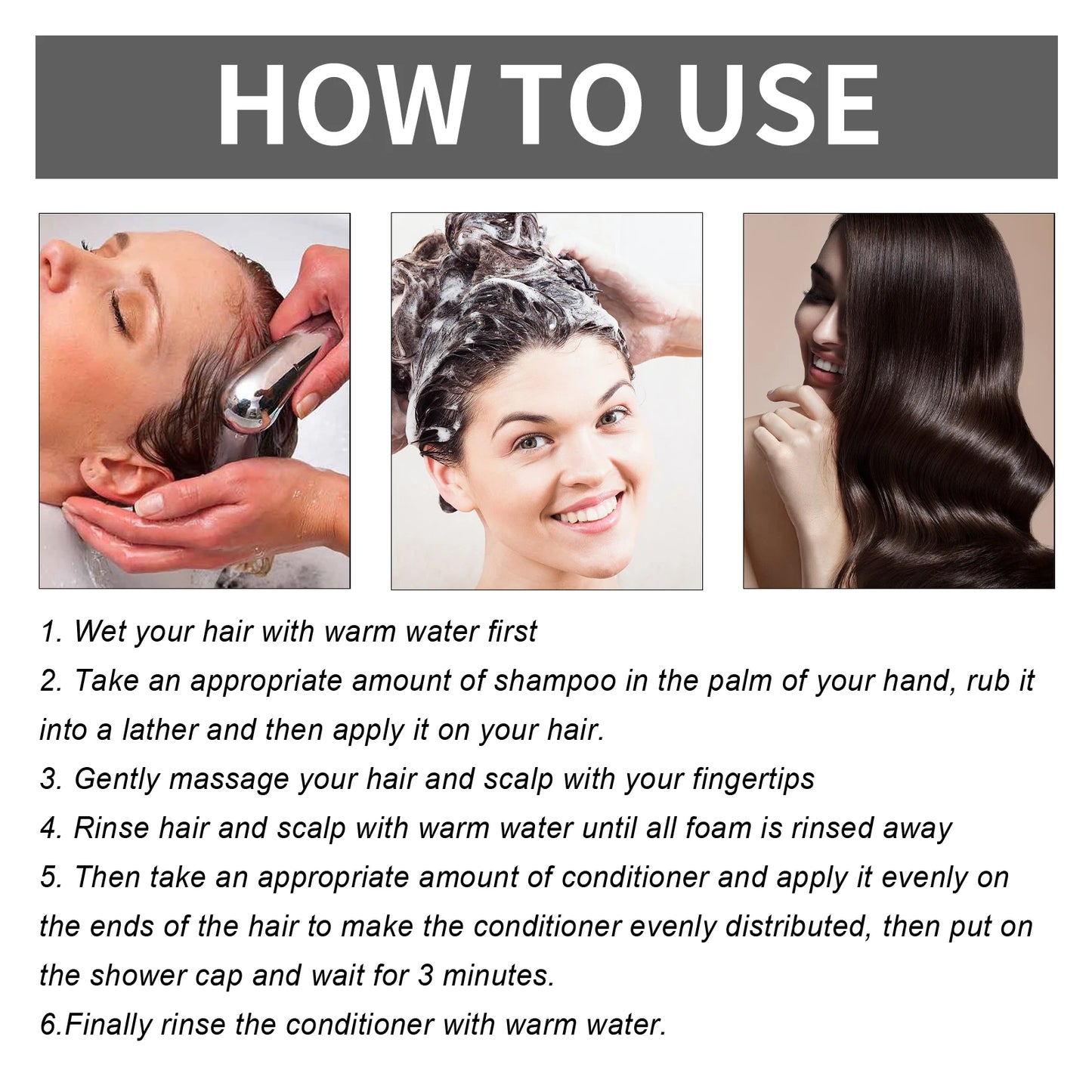 Biotin Rosemary Shampoo And Conditioner Set For All Hair Types Paraben Free