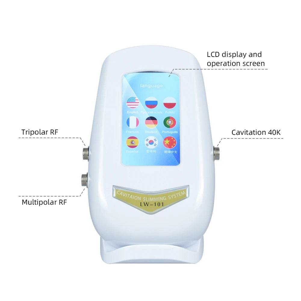 Three In One 40K Body Slimming Massager Cavitation Machine For Face And Body