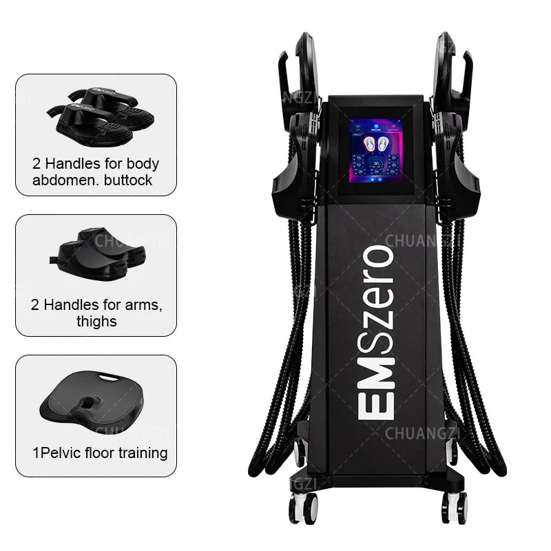 Professional EMS+EMT/RF Body Sculpting Slimming Muscle Stimulation Fat Removal HI-EMT PRO Burning Carving Weight Loss Machine