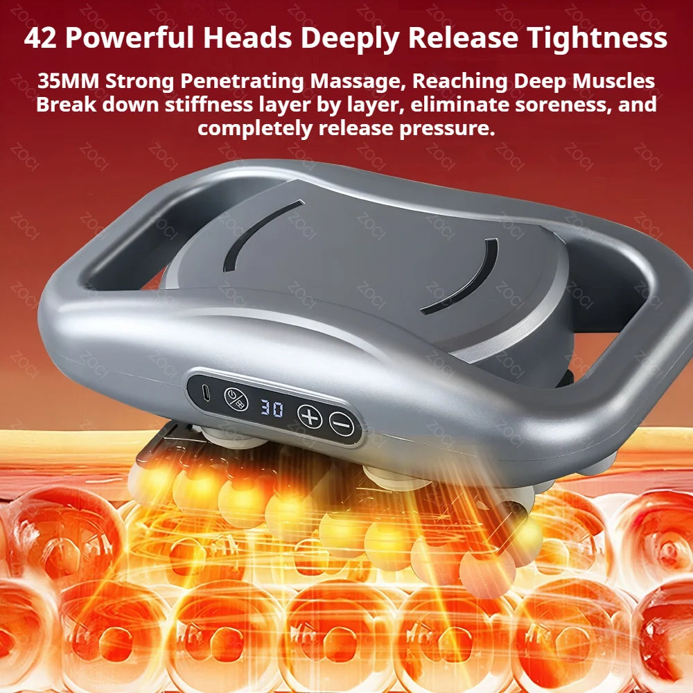 ZOCIC 42 Head Massage Gun Portable Deep Tissue Massager With 9 Modes
