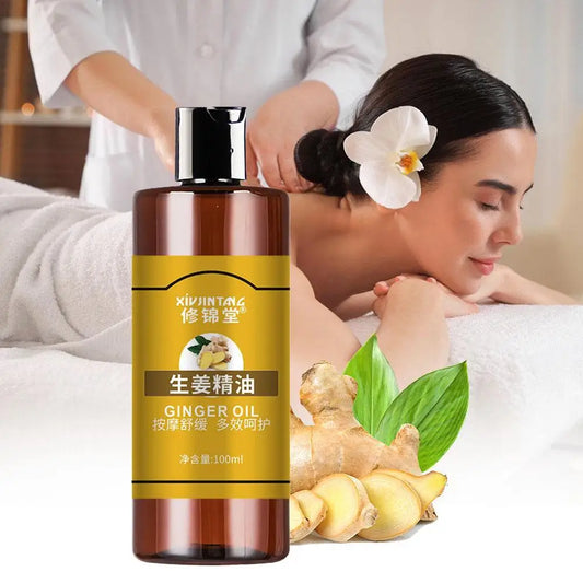 Ginger Essential Oil Massage Hydrating Body Oil For Skin Care And Relaxation