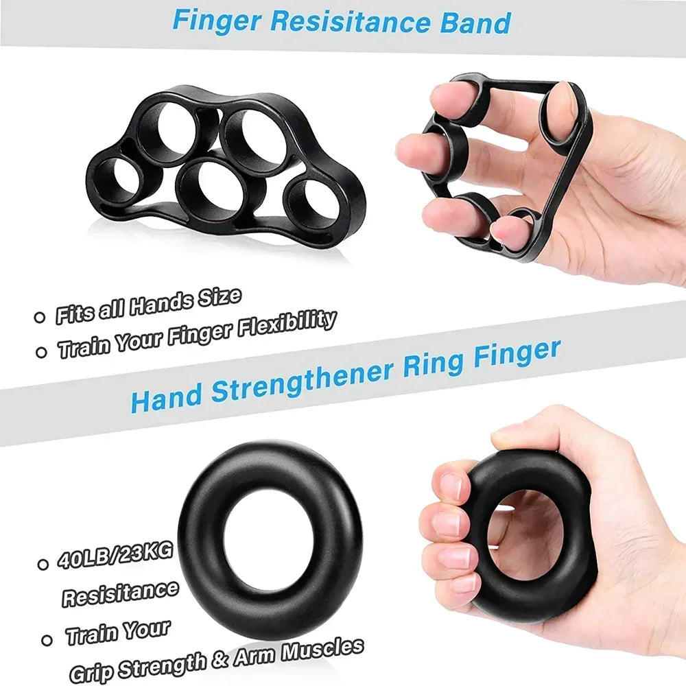 10-100Kg Strengthen Hand Grip Set Wrist Expander Finger Exerciser Forearm Muscle Recovery Fitness Gym Training Hand Gripper Gift
