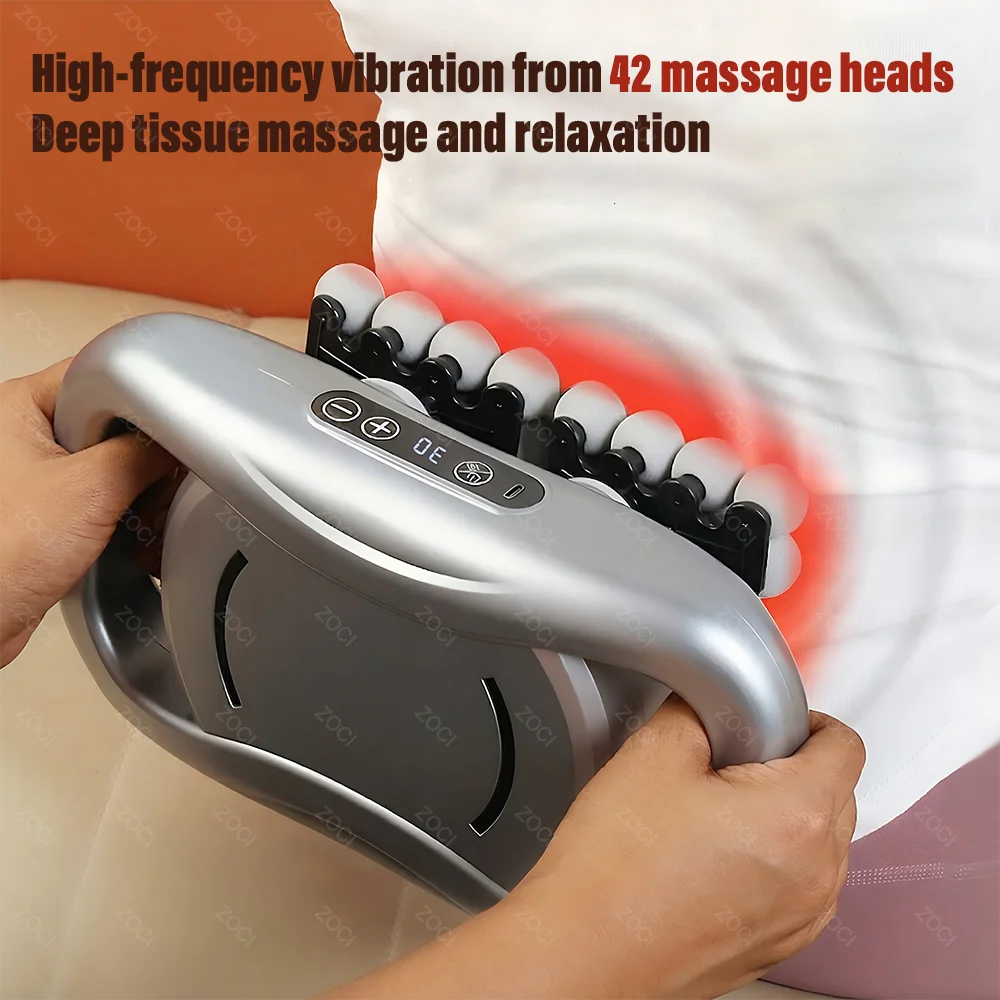 ZOCIC 42 Head Massage Gun Portable Deep Tissue Massager With 9 Modes