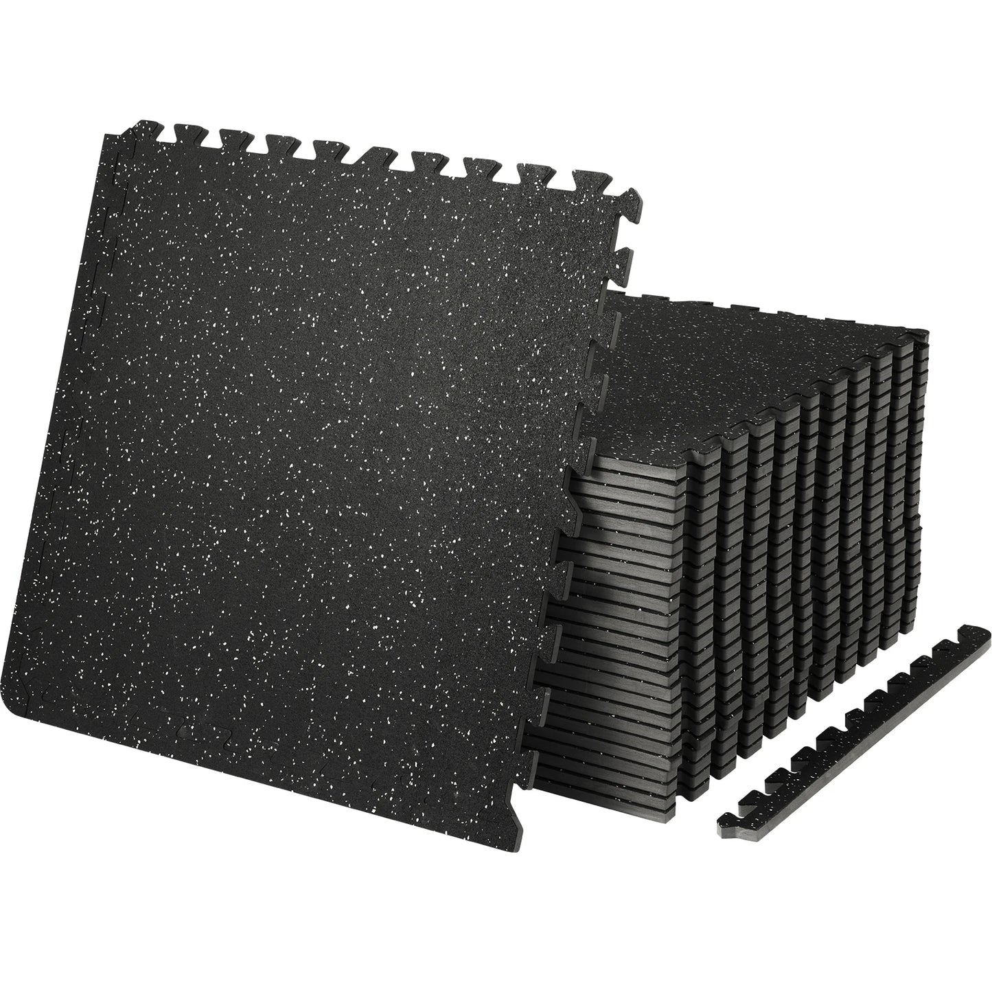 Turn your space into a safe, convenient workout zone with these interlocking gym floor mats.
