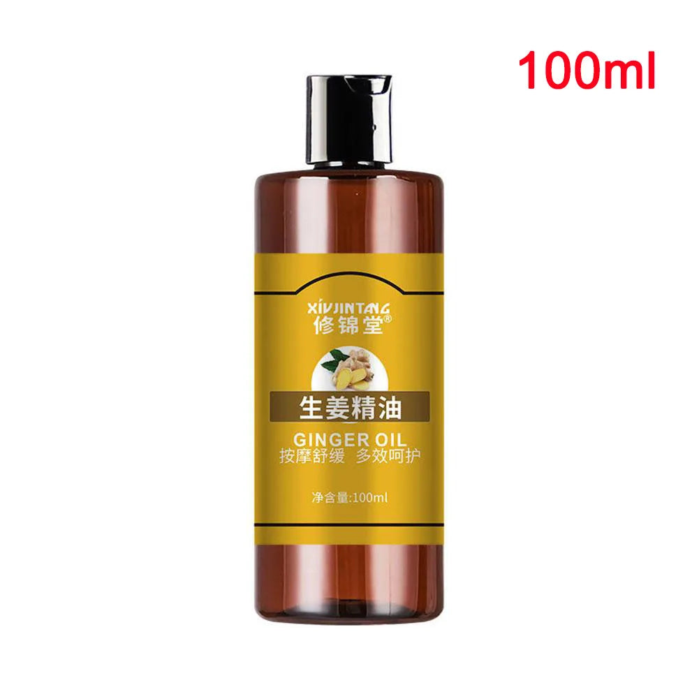Ginger Essential Oil Massage Hydrating Body Oil For Skin Care And Relaxation