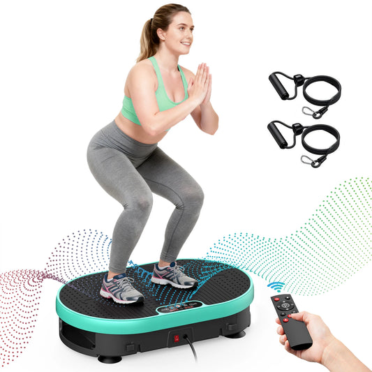 Vibration Plate Whole Body Exercise Machine With 120 Levels Remote Control