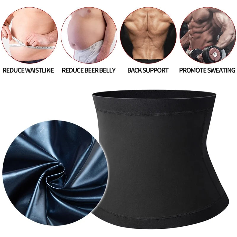 Turn up your training and sculpt your midsection with this men’s abdomen reducer sauna belt.