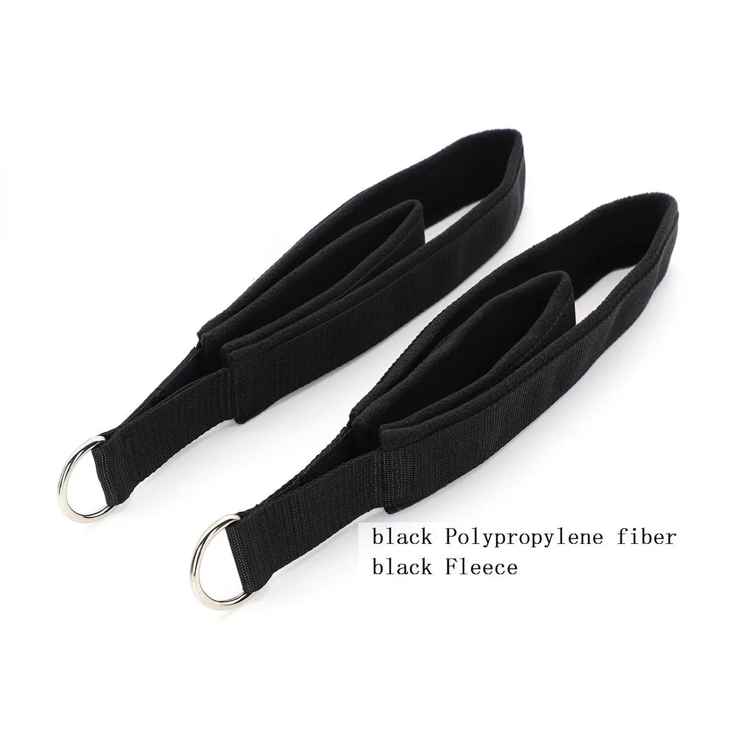 1PC Double Ring Elastic Yoga Pilates Bed Exercise Accessory Ankle Buckle Pilates Stretch Strap Resistance Band Elastic Cord