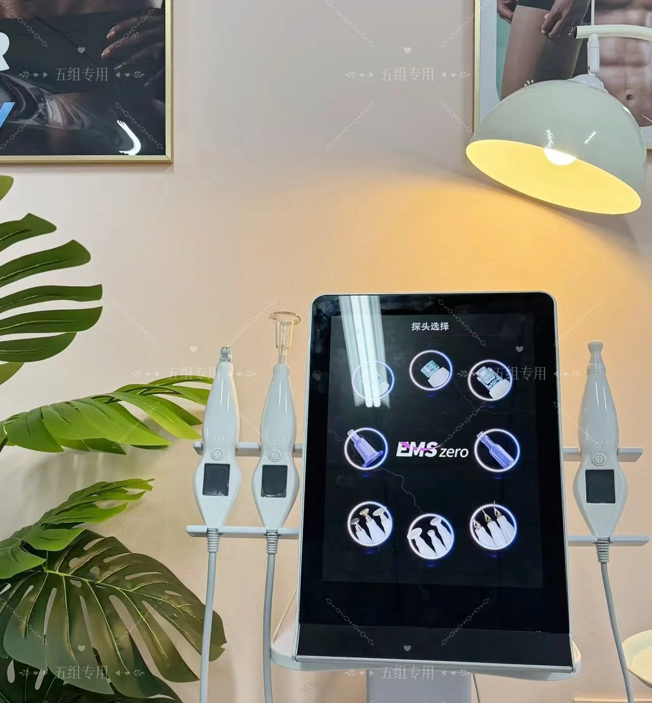 8 In 1 Cold Hot Plasma Machine Diamond Stamp Ozone For Skin Rejuvenation