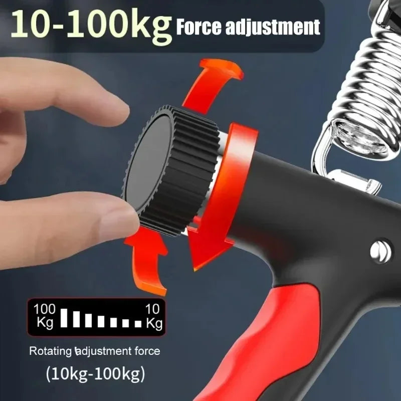 10-100Kg Strengthen Hand Grip Set Wrist Expander Finger Exerciser Forearm Muscle Recovery Fitness Gym Training Hand Gripper Gift