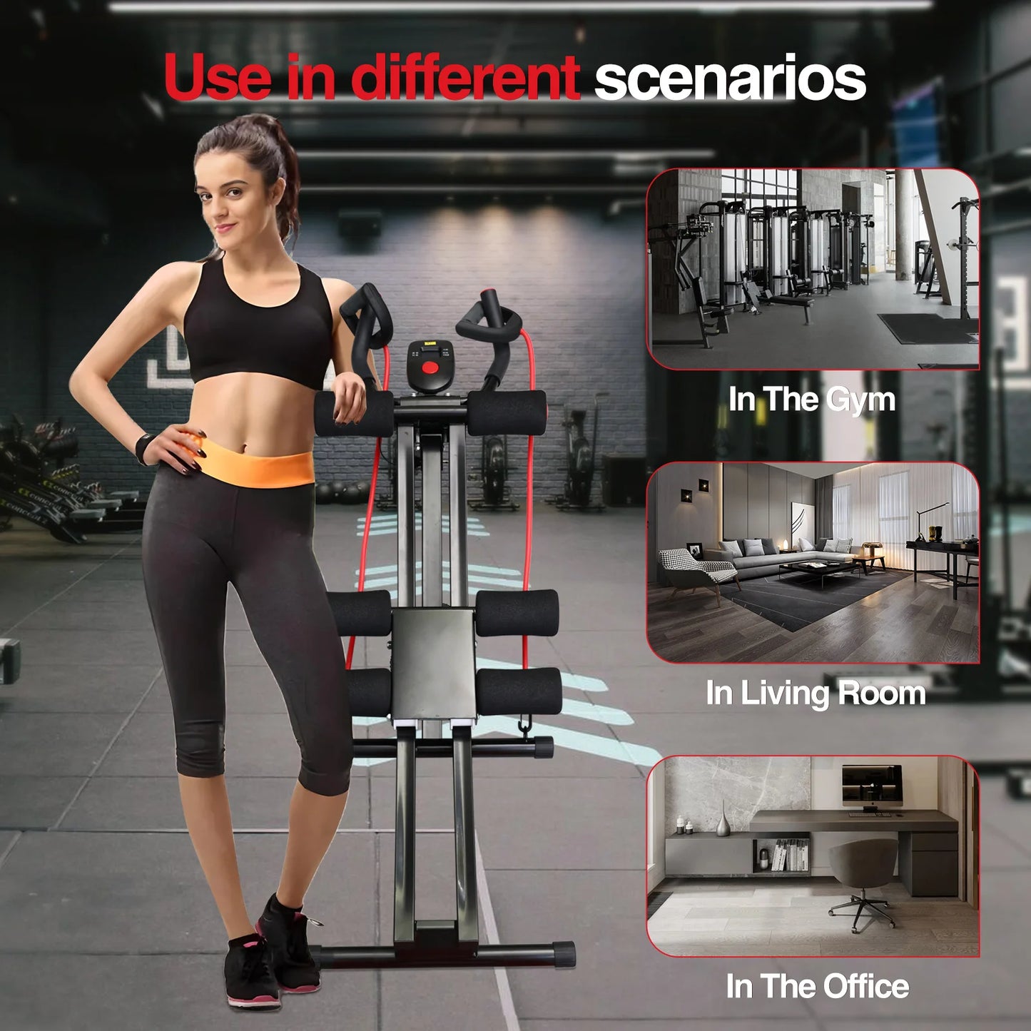 Revitalize your core with a foldable ab trainer that blends compact storage with a targeted, effective workout.