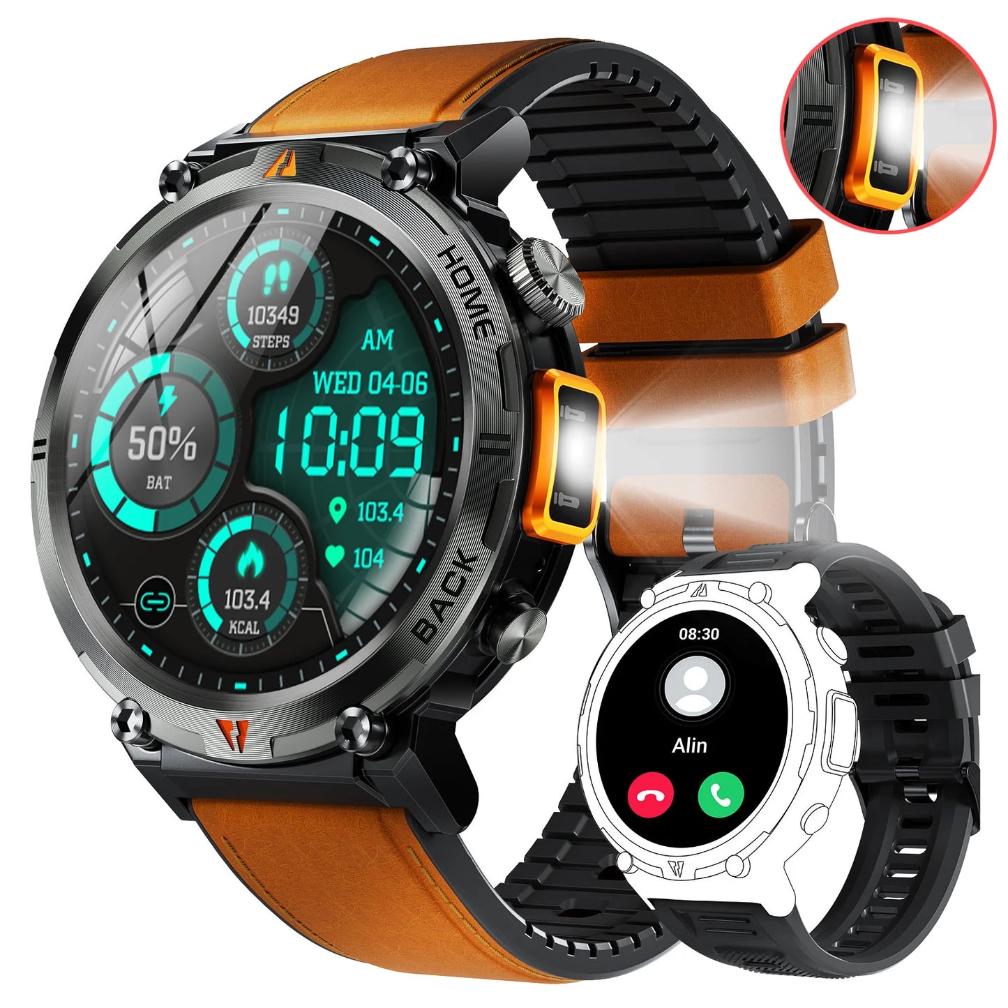 Elevate your everyday with a Bluetooth Call smartwatch that keeps pace with your life.