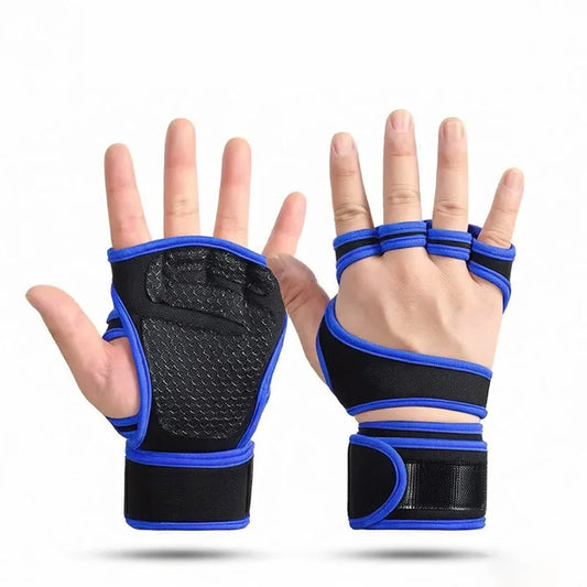 Half Finger Lifting Gloves for Men Women Non Slip Breathable Palm Protection